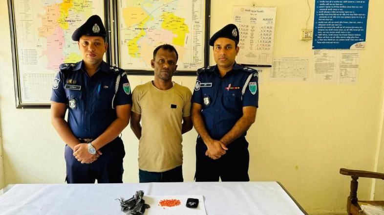কমলগঞ্জে ইয়াবাসহ্নেএকজন আটক